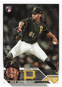 2023 Topps Update Series Baseball Jose Hernandez #US185 RC
