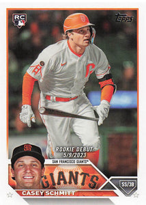 2023 Topps Update Series Baseball Casey Schmitt #US198 RC