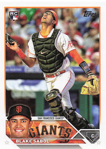 2023 Topps Update Series Baseball Blake Sabol #US201 RC