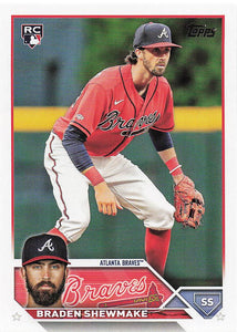 2023 Topps Update Series Baseball Braden Shewmake #US206 RC