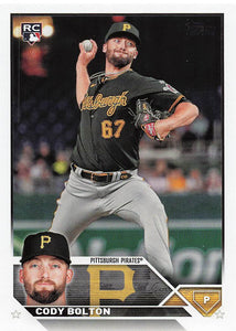 2023 Topps Update Series Baseball Cody Bolton #US223 RC