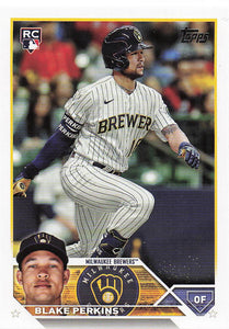 2023 Topps Update Series Baseball Blake Perkins #US242 RC