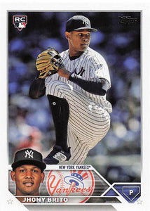 2023 Topps Update Series Baseball Jhony Brito #US279 RC