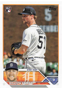 2023 Topps Update Series Baseball Braden Bristo #US282 RC