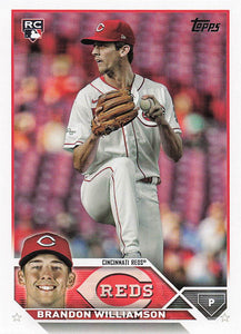 2023 Topps Update Series Baseball Brandon Williamson #US286 RC