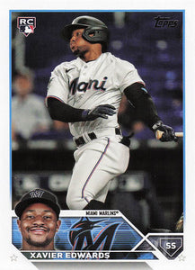 2023 Topps Update Series Baseball Xavier Edwards #US296 RC