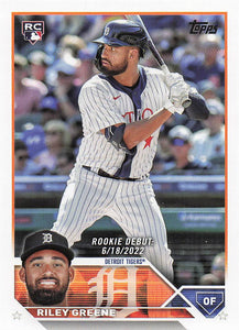 2023 Topps Update Series Baseball Riley Greene #US298 RC