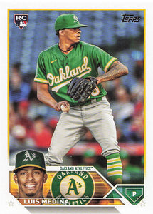 2023 Topps Update Series Baseball Luis Medina #US311 RC