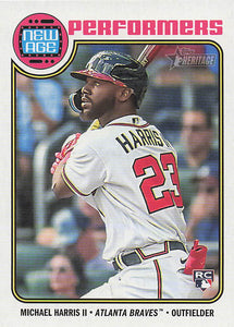 2023 Topps Heritage Baseball New Age Performers Michael Harris II #NA-7 RC