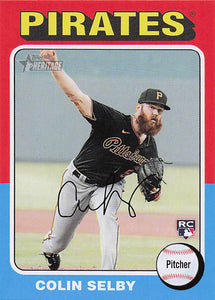2024 Topps Heritage Baseball Colin Selby #150 RC