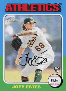 2024 Topps Heritage Baseball Joey Estes #158 RC