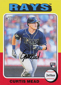 2024 Topps Heritage Baseball Curtis Mead #176 RC
