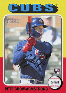 2024 Topps Heritage Baseball Pete Crow-Armstrong #177 RC