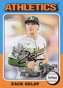 2024 Topps Heritage Baseball Zack Gelof #346 RC