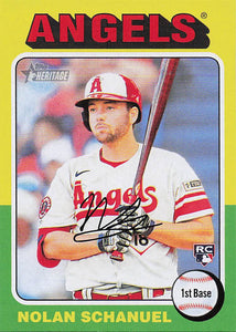 2024 Topps Heritage Baseball Nolan Schanuel #389 RC