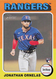 2024 Topps Heritage Baseball Jonathan Ornelas #421 RC