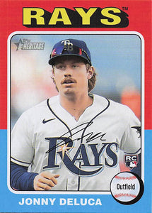 2024 Topps Heritage Baseball Jonny Deluca #427 RC