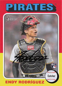 2024 Topps Heritage Baseball Endy Rodriguez #488 RC