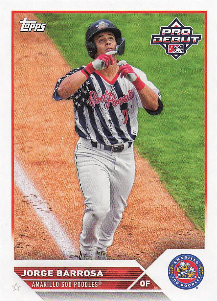 2023 Topps Pro Debut Jorge Barrosa #PD-21