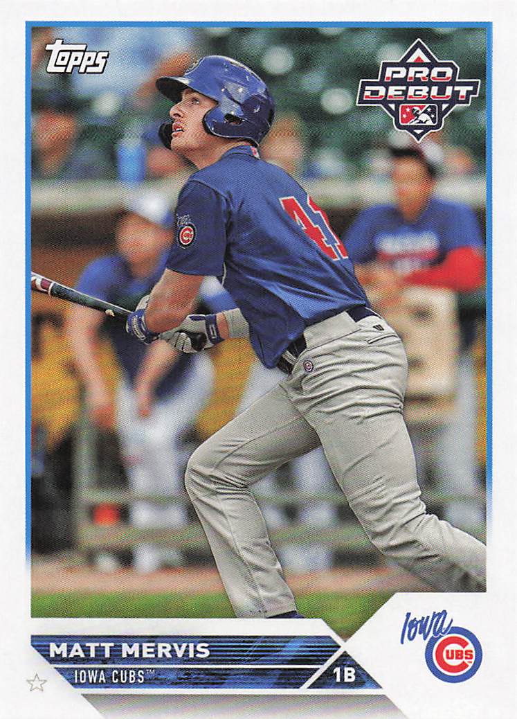 2023 Topps Pro Debut Matt Mervis #PD-76