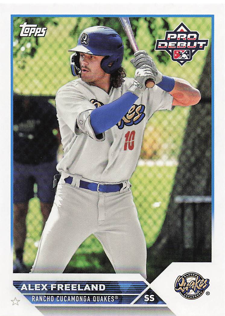 2023 Topps Pro Debut Alex Freeland #PD-83
