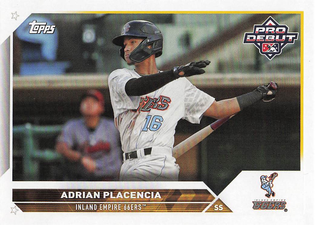 2023 Topps Pro Debut Adrian Placencia #PD-126