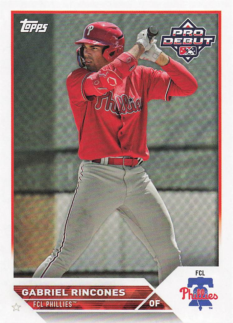 2023 Topps Pro Debut Gabriel Rincones #PD-134