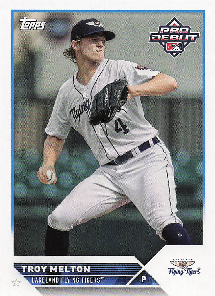 2023 Topps Pro Debut Troy Melton #PD-148