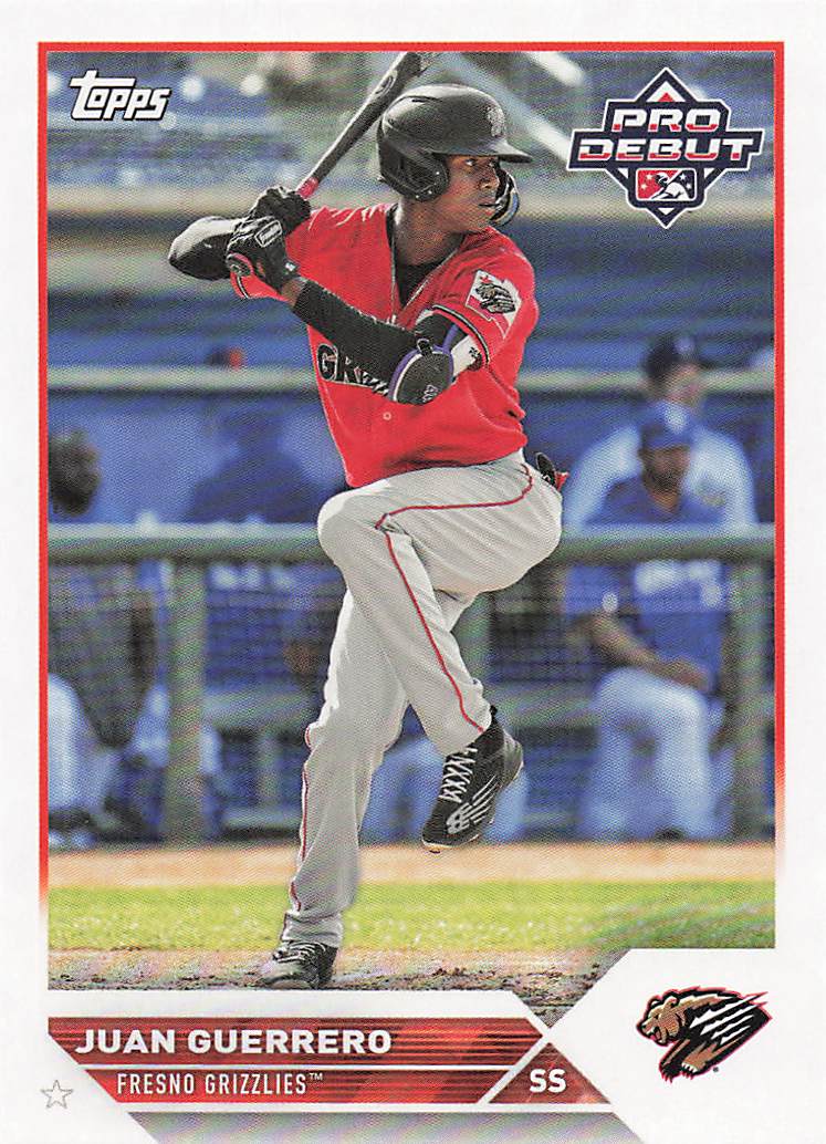 2023 Topps Pro Debut Juan Guerrero #PD-158