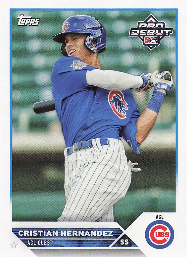 2023 Topps Pro Debut Cristian Hernandez #PD-163