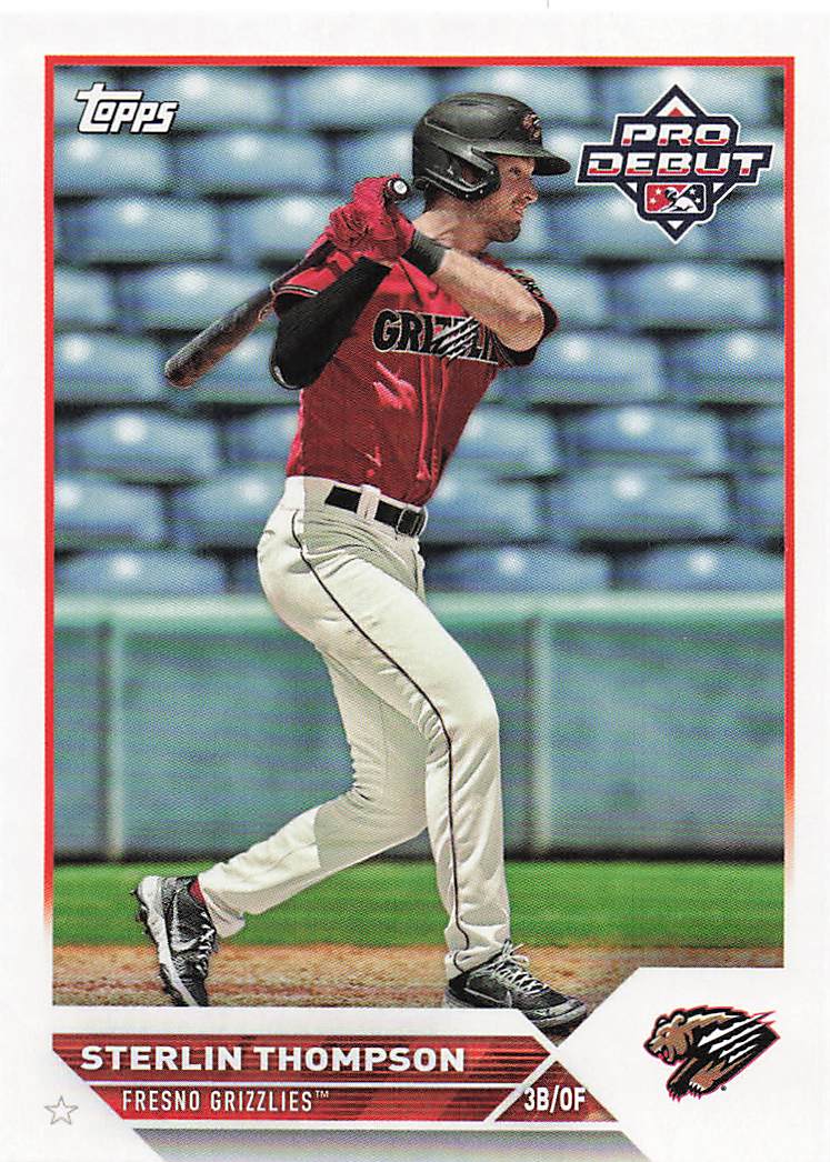 2023 Topps Pro Debut Sterlin Thompson #PD-185