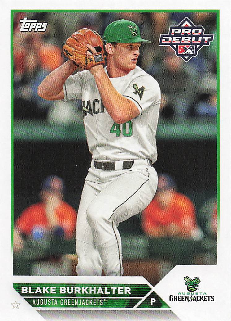 2023 Topps Pro Debut Blake Burkhalter #PD-187