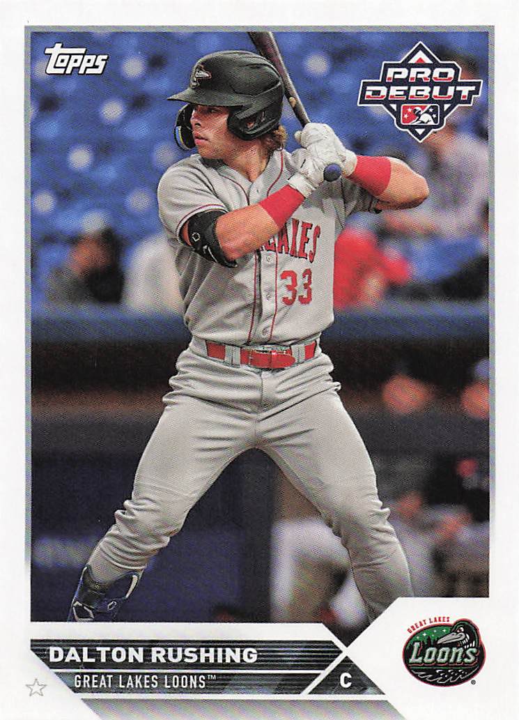 2023 Topps Pro Debut Dalton Rushing #PD-188
