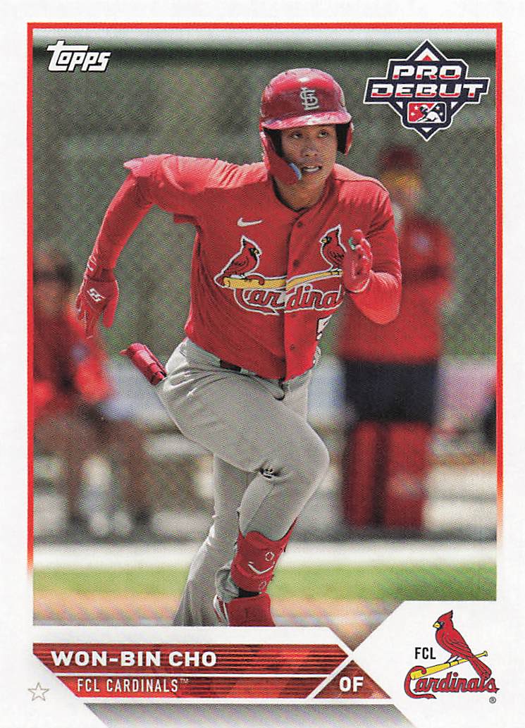 2023 Topps Pro Debut Won-Bin Cho #PD-192