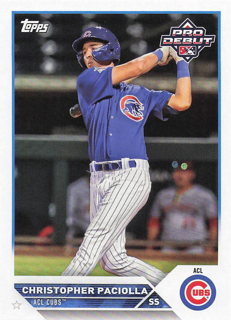 2023 Topps Pro Debut Christopher Paciolla #PD-195