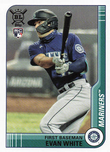 2021 Topps Big League Baseball Evan White #35 RC