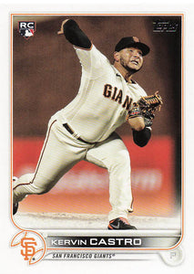 2022 Topps Baseball Kervin Castro #413 RC