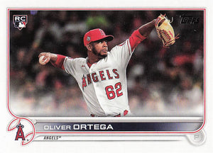 2022 Topps Baseball Oliver Ortega #554 RC