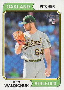 2023 Topps Heritage Baseball Ken Waldichuk #68 RC
