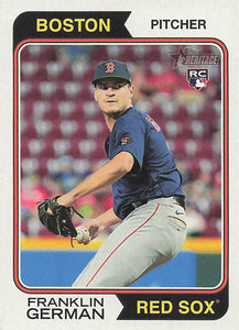 2023 Topps Heritage Baseball Franklin German #77 RC