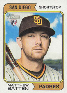2023 Topps Heritage Baseball Matthew Batten #154 RC