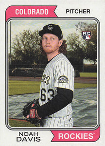 2023 Topps Heritage Baseball Nopah Davis #155 RC