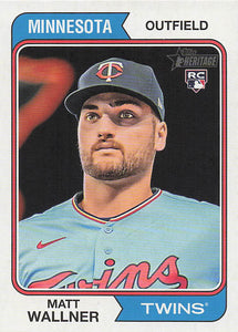 2023 Topps Heritage Baseball Matt Wallner #156 RC
