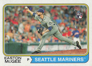 2023 Topps Heritage Baseball Easton McGee #178 RC