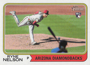 2023 Topps Heritage Baseball Ryne Nelson #181 RC