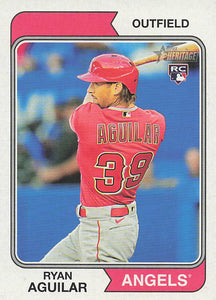 2023 Topps Heritage Baseball Ryan Aguilar #309 RC