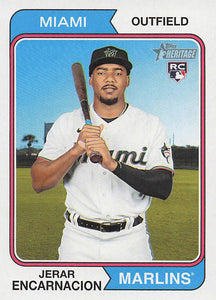2023 Topps Heritage Baseball Jerar Encarnacion #381 RC