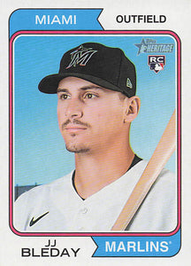 2023 Topps Heritage Baseball JJ Bleday #385 RC