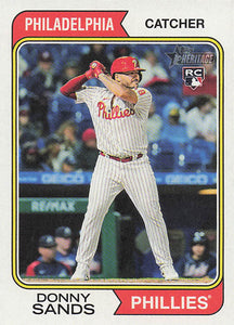 2023 Topps Heritage Baseball Donny Sands #465 RC