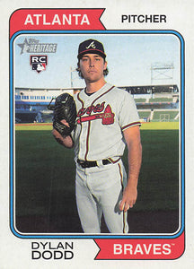 2023 Topps Heritage Baseball Dylan Dodd #650 RC